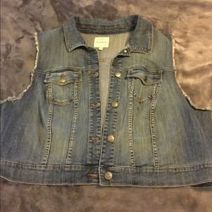 Torrid size 4 Blue jean Vest